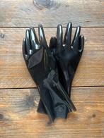 Smokey Black Short Gloves / Latex / Maat L / Unisex, Kleding | Dames, Verzenden, Zwart, Overige typen