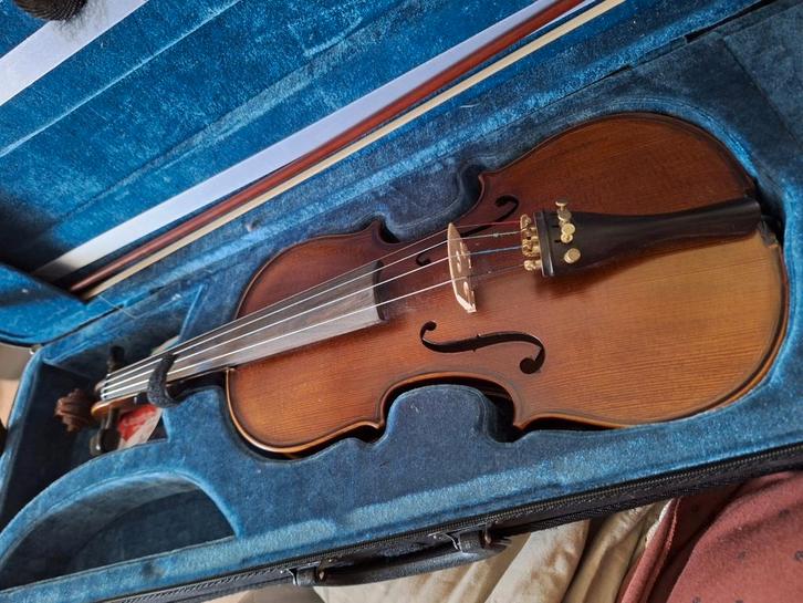 Viool, Muziek en Instrumenten, Strijkinstrumenten | Violen en Altviolen, Zo goed als nieuw, Viool, 4/4-viool, Met koffer, Ophalen of Verzenden