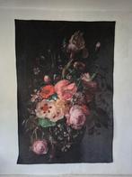 Wandkleed met bloemstilleven 1.60 x 2.30, Antiek en Kunst, Ophalen of Verzenden