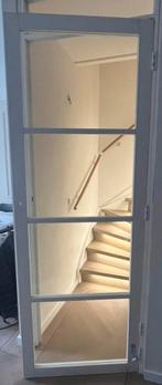 Nieuw stompe binnendeur glas (82,5 x 230 cm) 2x binnendeuren, Ophalen of Verzenden, Zo goed als nieuw