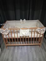 Nieuwe handgemaakte ledikant aankleding - ecru/zand,met nest, Ophalen of Verzenden, Nieuw, Overige typen