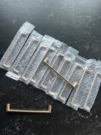 11 grepen handgrepen / deurgrepen - Schüco, Ophalen of Verzenden, Nieuw, Koper of Messing, Klink of Kruk