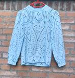 Hemel blauwe folklore ethnic broderie zomer blouse ONLY M/38, Maat 38/40 (M), Only, Blauw, Nieuw