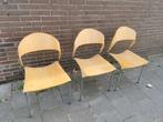 Stapelbare designstoelen [3 stuks] "Cadiz" by Krijn Hameling, Huis en Inrichting, Ophalen, Gebruikt, Drie