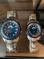 Club Med dames en herenhorloge set, Ophalen of Verzenden, Zo goed als nieuw, Staal, Overige merken