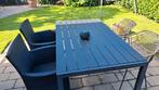 Mooie tuinset met 4 stoelen, Tuin en Terras, Ophalen, 4 zitplaatsen, Kunststof, Gebruikt