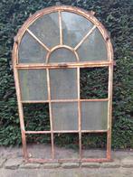 Een zeer mooi groot deels te openen  gietijzeren stalraam, Ophalen, Minder dan 80 cm, Minder dan 80 cm