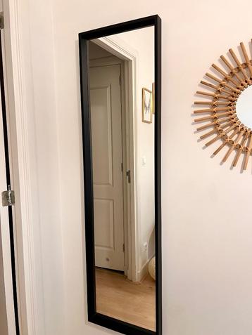 IKEA NISSEDAL Black Framed Mirror – Excellent Condition beschikbaar voor biedingen