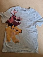 Lion King shirt Maat 128, wit, Jongen of Meisje, Zo goed als nieuw, Shirt of Longsleeve, Ophalen