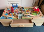 Speeltafel costway treinbaan compleet zgan, Ophalen, Zo goed als nieuw, Meubelstuk of Keukentje