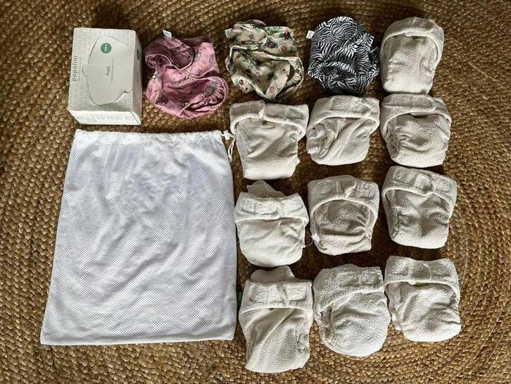 startpakket wasbare luiers – Little Lamb bamboe maat 2, Kinderen en Baby's, Babymode-accessoires, Gebruikt, Ophalen of Verzenden