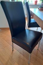 4 eetkamerstoelen Mantra - Goossens, Huis en Inrichting, Ophalen, Gebruikt, Leer