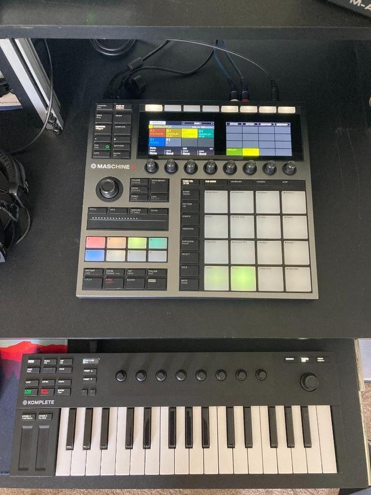 Maschine Plus inclusief upgrades en M32 keyboard, Muziek en Instrumenten, Midi-apparatuur, Zo goed als nieuw, Ophalen