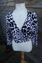 Bolero zwart/ wit Magna mt 48/50 Vaste prijs, Kleding | Dames, Zwart, Maat 46/48 (XL) of groter, Ophalen of Verzenden, Jasje