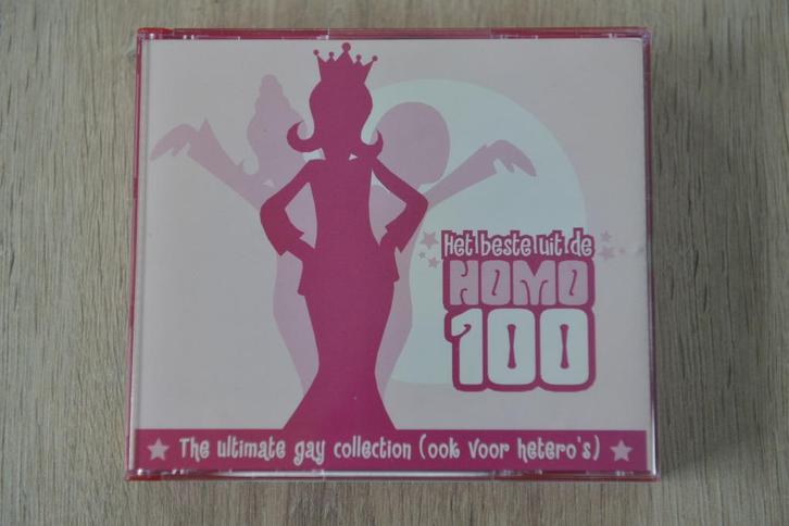 HET BESTE UIT DE HOMO 100 - 2CDbox - The Ultimate Gay Collec, Cd's en Dvd's, Cd's | Verzamelalbums, Pop, Boxset, Verzenden
