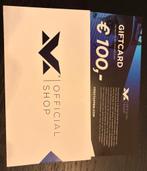 Giftcard Max Verstappen shop van €100,00 bieden., Eén persoon, Cadeaubon