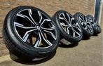 Renault Clio 17 inch zwart polished Hankook zomerbanden, Banden en Velgen, Nieuw, 17 inch, Personenwagen