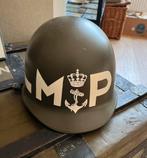 Originele Marine Patrouille Buitenhelm / Korps Mariniers, Ophalen of Verzenden, Marine, Nederland, Helm of Baret
