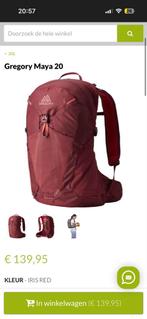 Gregory Maya 20 - red, 25 tot 40 cm, Zo goed als nieuw, Trekking, Ophalen