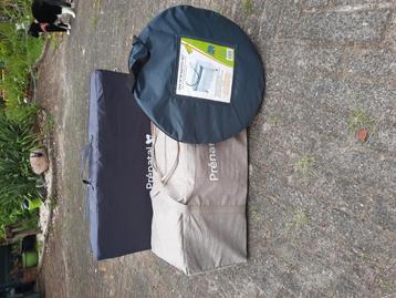 Campingbed, matras en klamboe beschikbaar voor biedingen