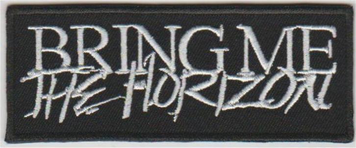 Bring Me the Horizon stoffen opstrijk patch embleem, Verzamelen, Muziek, Artiesten en Beroemdheden, Nieuw, Kleding, Ophalen of Verzenden