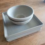 Set schalen betonlook, Ophalen, Zo goed als nieuw, Rond