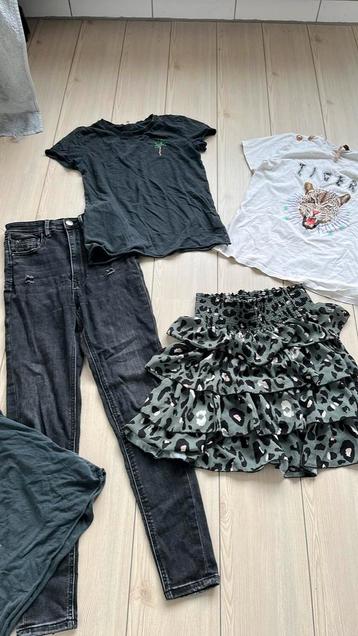 164 170 176 set pakket meisje zomer spijkerbroek rok top beschikbaar voor biedingen