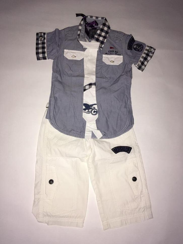 CARBONE 2 delige set blouse / broek 116-122 *~~nieuw~~*, Kinderen en Baby's, Kinderkleding | Maat 116, Nieuw, Jongen, Setje, Verzenden