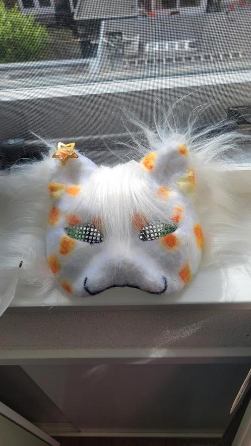 Orange Therian masker!!, Hobby en Vrije tijd, Kostuums, Theaterbenodigdheden en LARP, Zo goed als nieuw, Ophalen of Verzenden