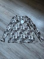 NIEUW Mama Licious zwart/bruine top/blouse lange mouw xs/s/m, Kleding | Dames, Positiekleding, Zwart, Mamalicious, Nieuw, Maat 34 (XS) of kleiner