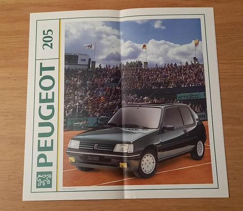 Peugeot 205 Roland Garros brochure, 1992, Duitsland, Boeken, Auto's | Folders en Tijdschriften, Gelezen, Peugeot, Verzenden
