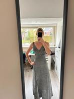 Glitter gala jurk met split maat M, Ophalen of Verzenden, Zo goed als nieuw, Zwart, Galajurk