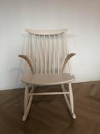 Illum Wikkelsø schommelstoel retro vintage jaren 60, Ophalen, Gebruikt, Wit, Eén