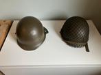 2x helmen militaria, Verzamelen, Ophalen, Landmacht, Nederland, Helm of Baret