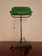 NIEUW! Antieke Bankierslamp / Bureaulamp Groen Glas, Antiek en Kunst, Ophalen of Verzenden