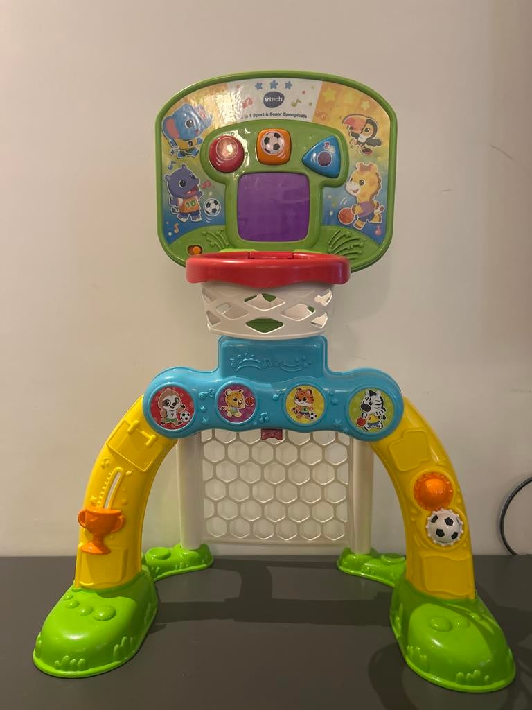 VTech 3-in-1 Sport & Scoren Speelplaats, Ophalen, Gebruikt, Babygym, Met licht