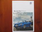 Volkswagen Eos GT Sport (mei 2009), Boeken, Auto's | Folders en Tijdschriften, Nieuw, Volkswagen, Ophalen of Verzenden