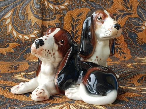Mooi oud stel honden uit Engeland van SylvaC porselein, Antiek en Kunst, Antiek | Porselein, Ophalen of Verzenden
