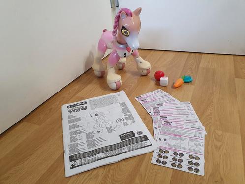 Interactieve Zoomer Pony met accessoires en handleiding, Kinderen en Baby's, Speelgoed | My Little Pony, Zo goed als nieuw, Ophalen of Verzenden