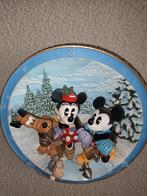 Mickey en Minnie 3D plate 1, Verzamelen, Ophalen of Verzenden, Mickey Mouse, Zo goed als nieuw, Beeldje of Figuurtje