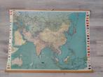 Azië Schoolkaart, Boeken, Atlassen en Landkaarten, Landkaart, 1800 tot 2000, Wereld, Ophalen