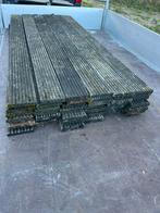 Partij Bankirai vlonderdelen 50st D21mm L2m B14cm, Ophalen, Gebruikt, Hout