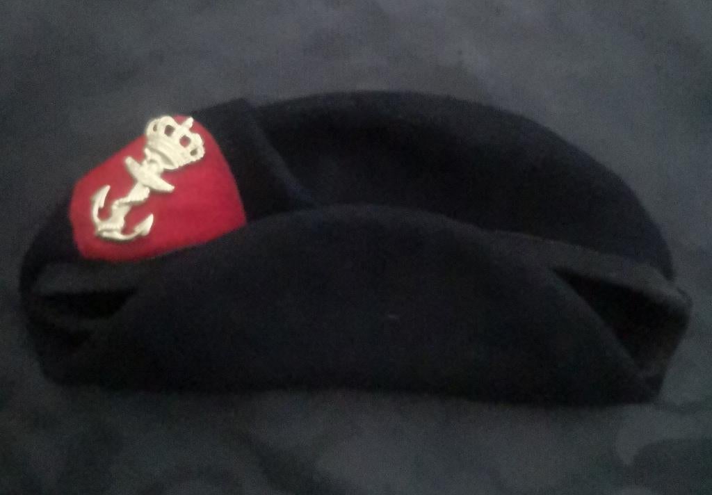 Korps mariniers baret, Verzamelen, Verzenden, Marine, Nederland, Helm of Baret