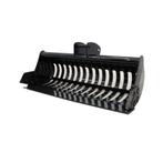 Puinbak MET 800 MM BREEDTE VOOR HZC POWER MINIGRAAFMACHINE (, Tuin en Terras, Hand-tuingereedschap, Ophalen of Verzenden, Zo goed als nieuw