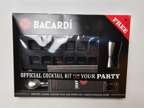 # Bacardí Officiële Cocktail Kit - ongebruikt, Huis en Inrichting, Keuken | Keukenbenodigdheden, Zo goed als nieuw, Ophalen of Verzenden