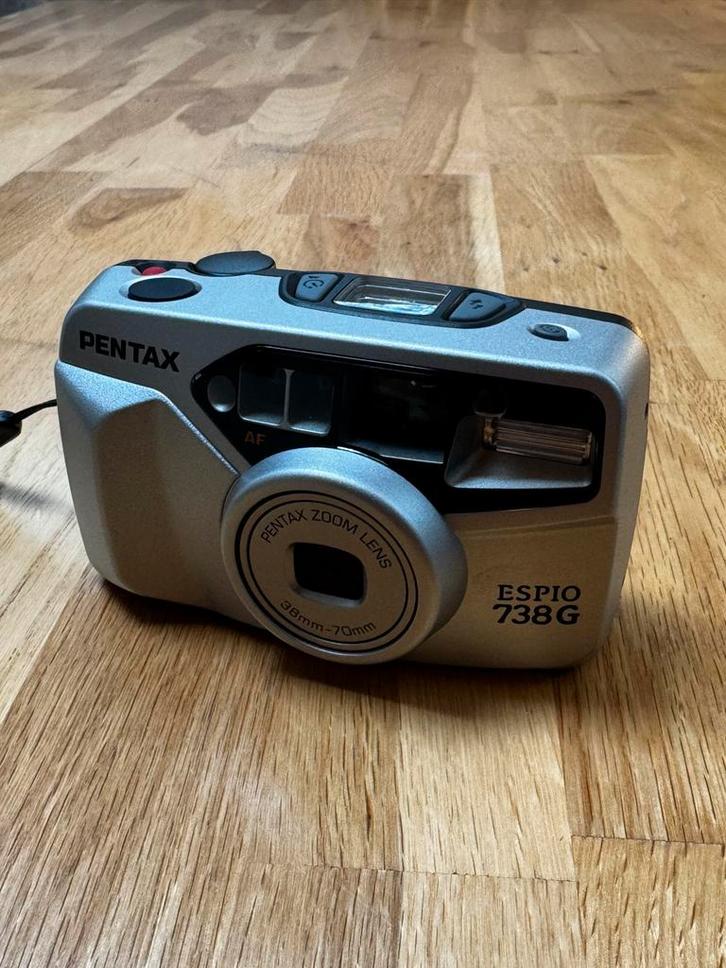 Pentax Espio 738G Compact Camera, Audio, Tv en Foto, Fotocamera's Analoog, Zo goed als nieuw, Compact, Pentax, Ophalen of Verzenden