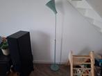 Groene in hoogte verstelbare vloerlamp, Huis en Inrichting, Lampen | Vloerlampen, Ophalen, Zo goed als nieuw, Metaal, Modern