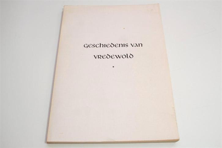 Vintage Streekgeschiedenis Vredewold / Westerkwartier [1957], Boeken, Geschiedenis | Stad en Regio, Gelezen, Ophalen of Verzenden