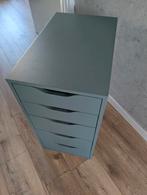 Ikea ladekast alex, Ophalen, Minder dan 50 cm, 5 laden of meer, Zo goed als nieuw