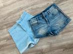 Twee korte spijkerbroeken jeans blauw denim, Ophalen of Verzenden, Zo goed als nieuw, Meisje, Broek